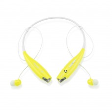 Wireless Bluetooth 4.0 Sport Headphones Earphone Round-The-Neck for Smarthphone and Tablet - Yellow